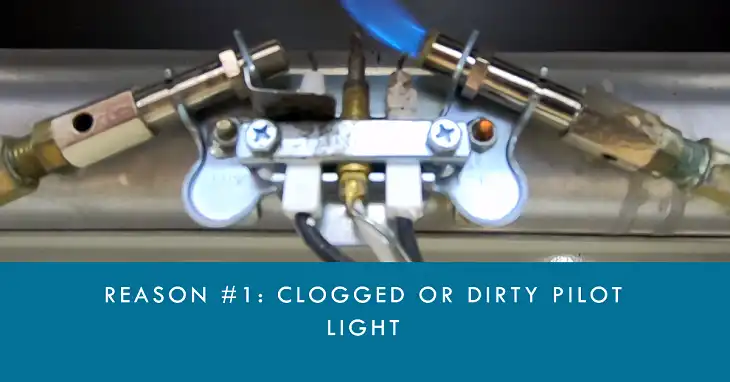 Clogged or Dirty Pilot Light