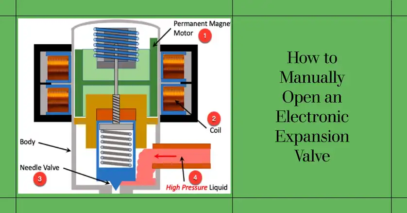 How to Manually Open an Electronic Expansion Valve