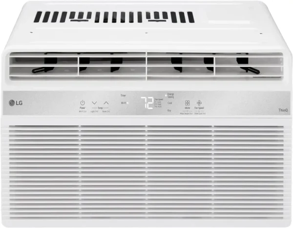 LW6024RSMX 6,000 BTU Wi-Fi Window Air Conditioner – Quiet, Remote, for Small Rooms