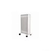 Oil-Filled Indoor Heater with Baseboard Design & Caster Wheels